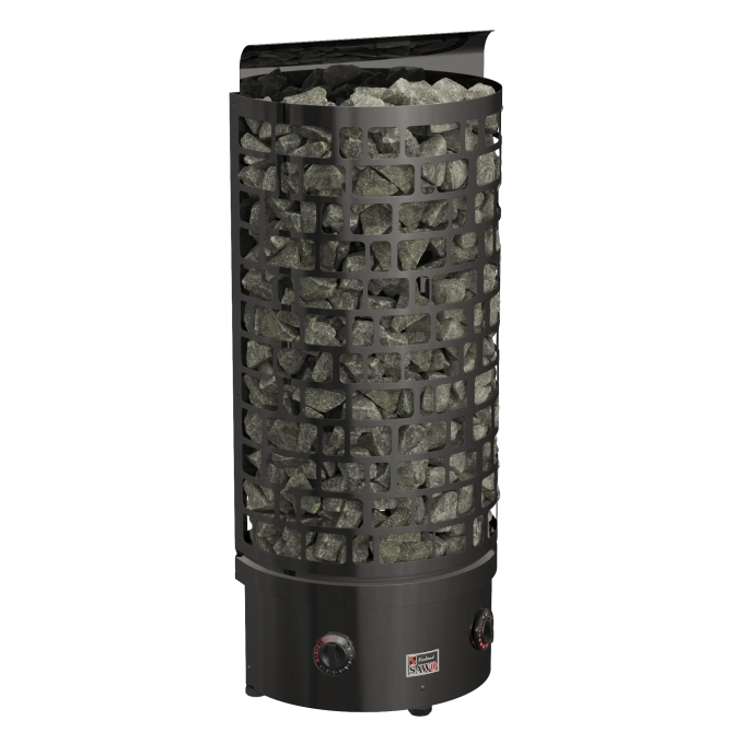 Электрическая печь SAWO ARIES ARI3-90NB-WL-BL-P-C напольная пристенная